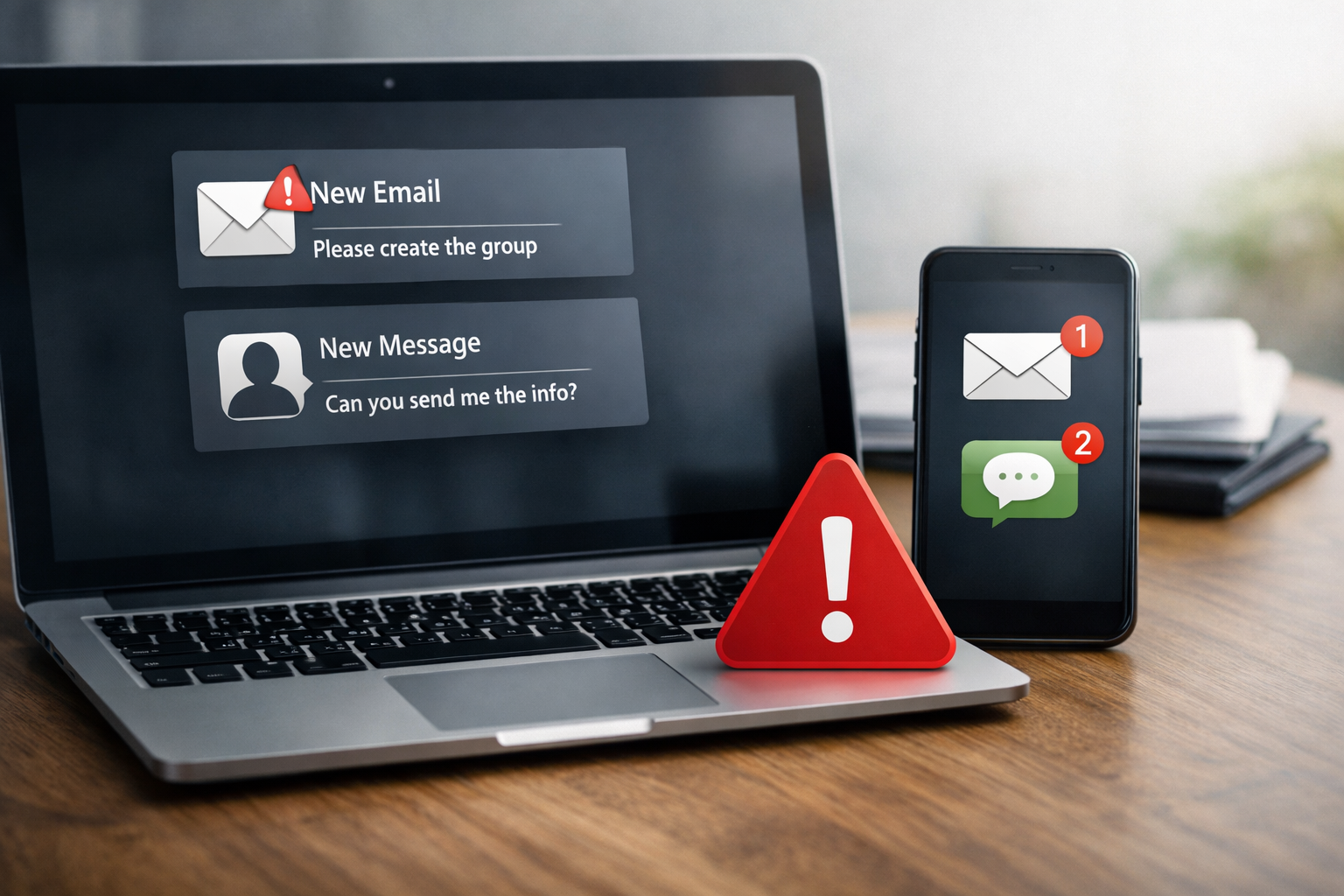 【注意喚起】社長や取引先を装った不審なメール・チャットにご注意ください